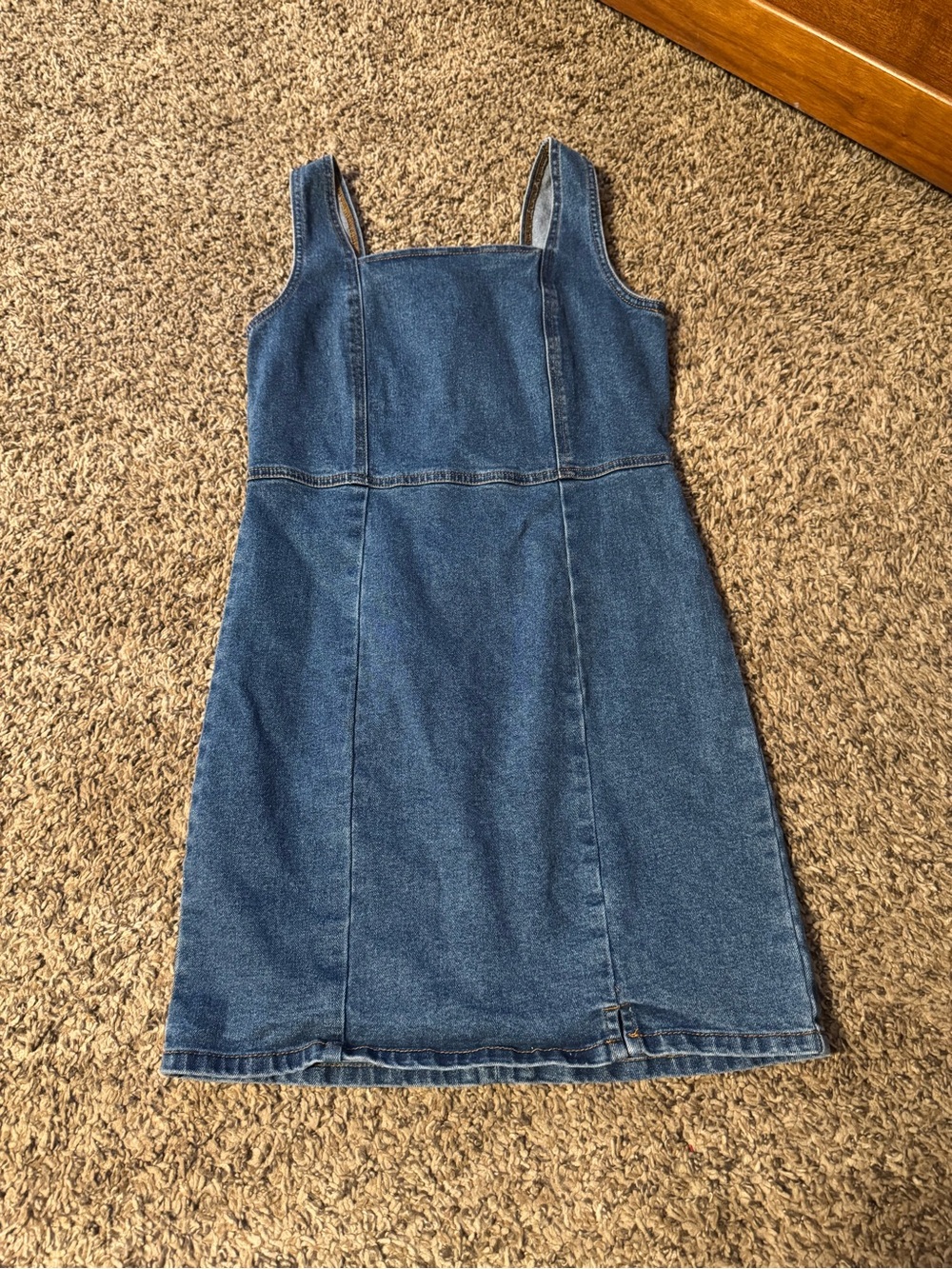 love, Fire Blue Denim Mini Dress